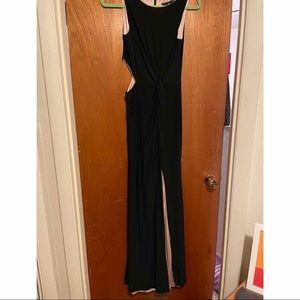 Betsy Adam Black Floor Length Dress